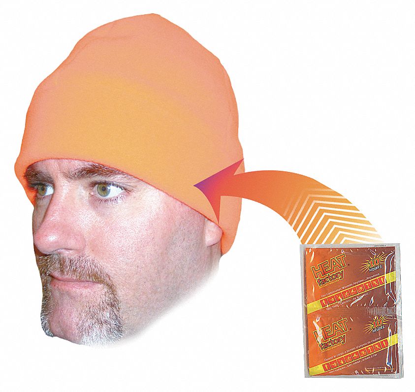 Beanie Cap, Orange, Universal