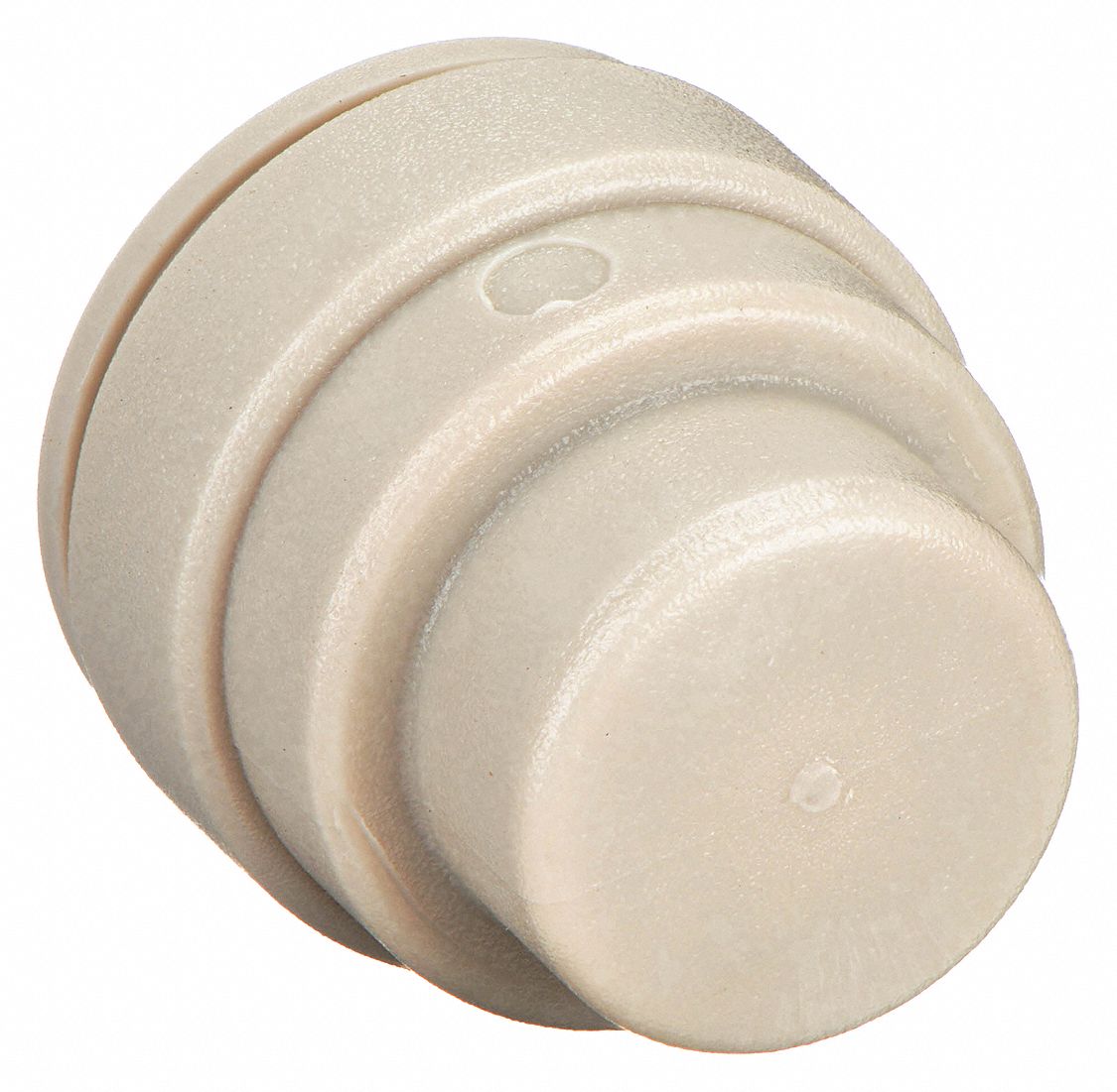 END STOP: ACETAL, TUBE, FOR ⅜ IN TUBE OUTSIDE DIAMETER, GREY, 10 PK