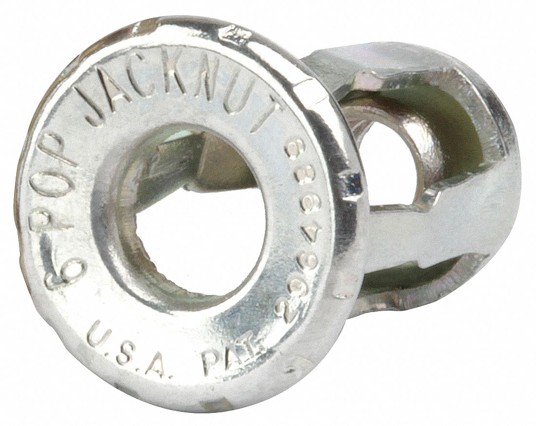 3ZLV1 - Jack Nut Stl 1/4-20 0.718 L PK25