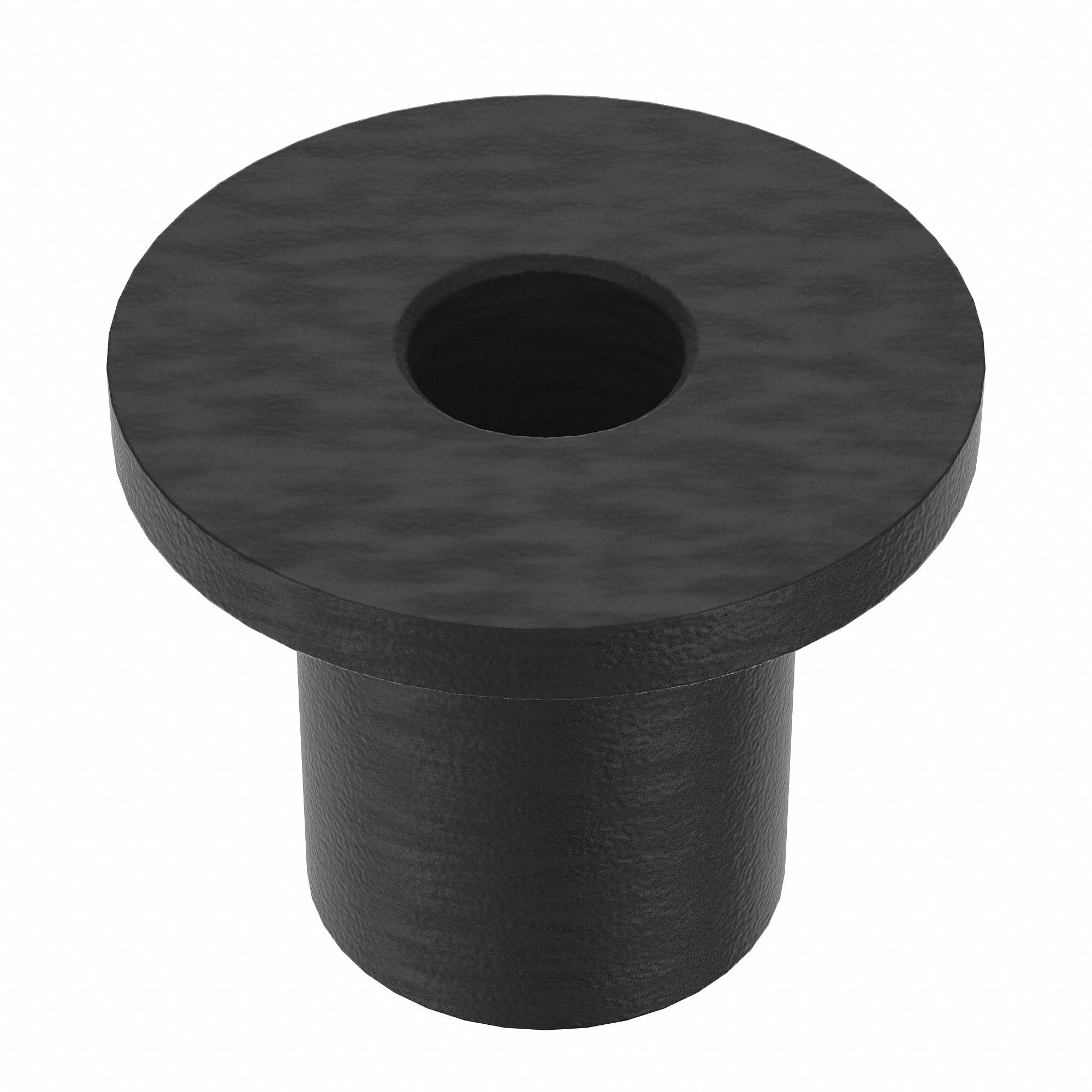 WELL NUT, ⅜"-16 THREAD, 1 1/16 IN OVERALL L, &frac34; IN INSERT DIA, RUBBER, PLAIN, RUBBER, 5 PK