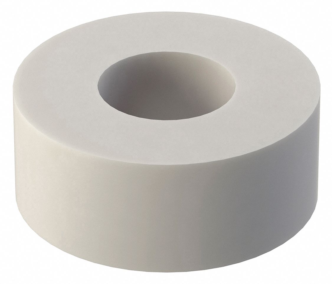 25-Pack #6 Aluminum Spacers - 1/4 OD, 0.14 ID, 7/16 Length Round Plain Spacers