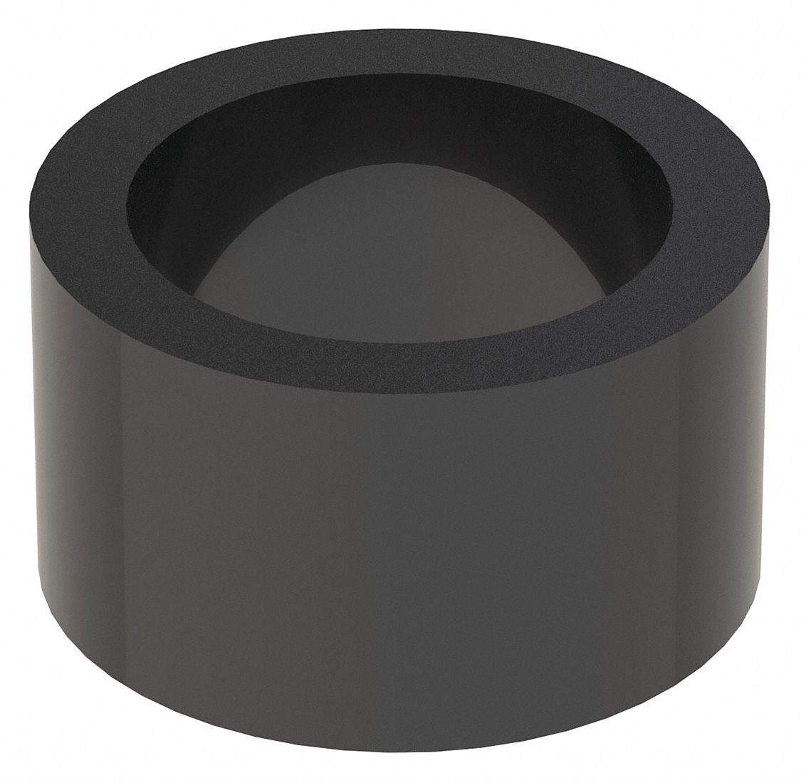 Spacer: For M13 Screw Size, Nylon, Plain, 10 mm Overall Lg, 13.3 mm Inside Dia, 10 PK