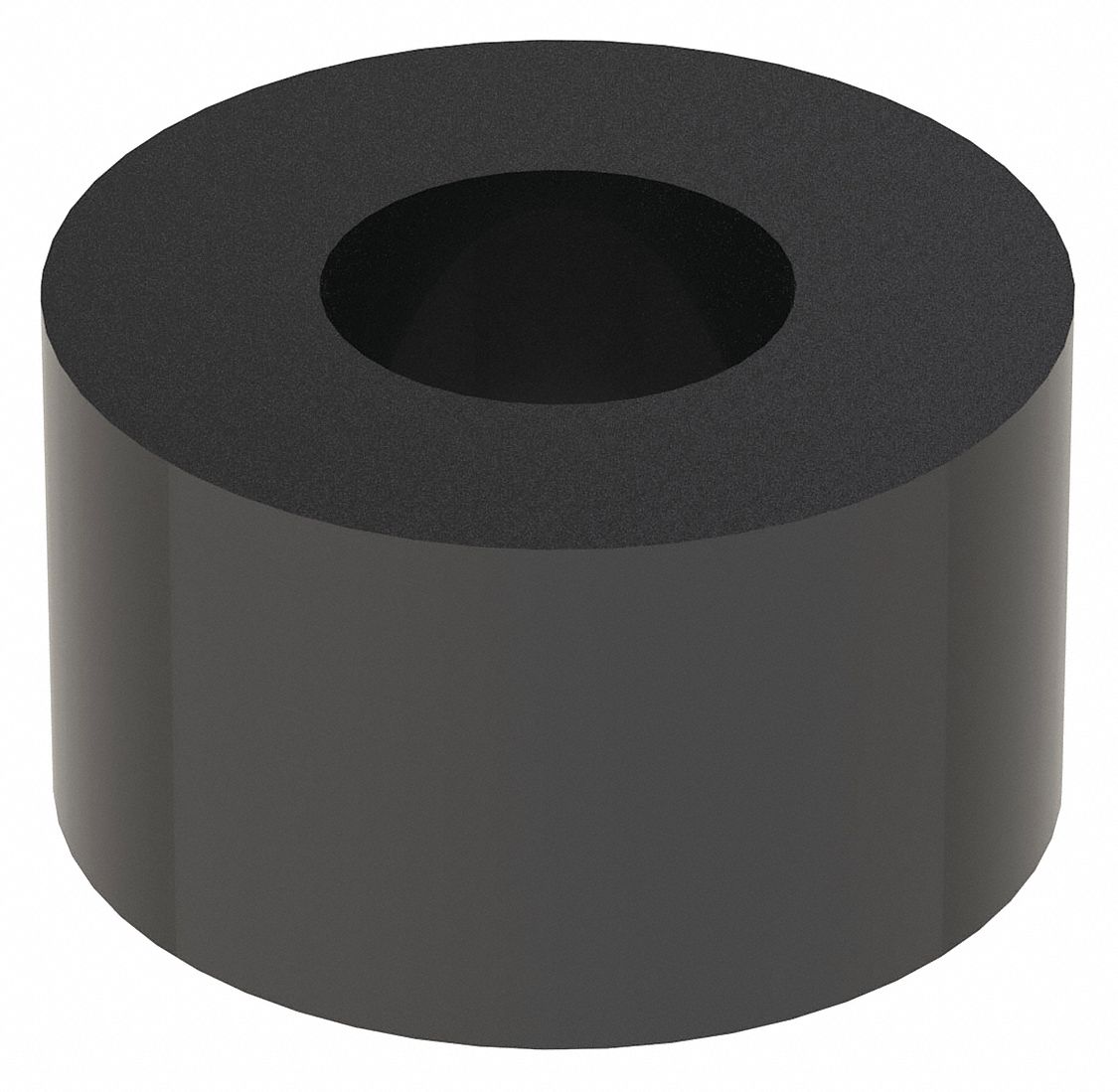 Spacer: For M8 Screw Size, Nylon, Plain, 10 mm Overall Lg, 8.3 mm Inside Dia, 10 PK
