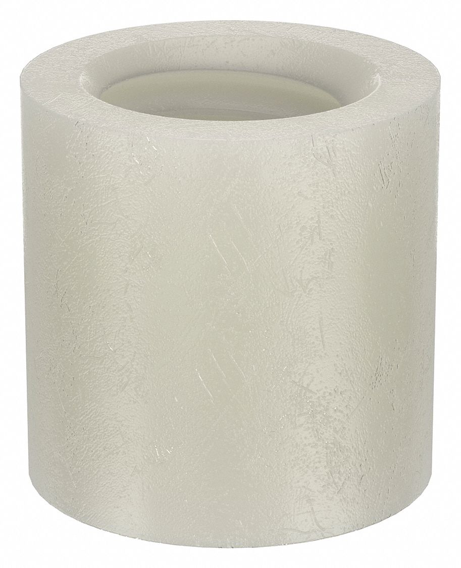 Standoff: Inch, Female x Female, Round, Nylon, Not Graded, Plain, 1/4 in, 10 PK