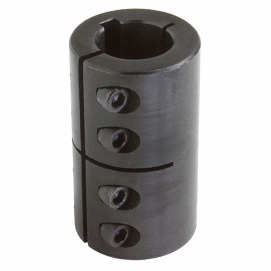 DAYTON, 5/8 in Bore Dia 1, 5/8 in Bore Dia 2, Rigid Shaft Coupling ...