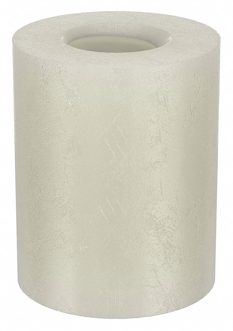 Standoff: Inch, Female x Female, Round, Nylon, Not Graded, Plain, 1/2 in, 10 PK