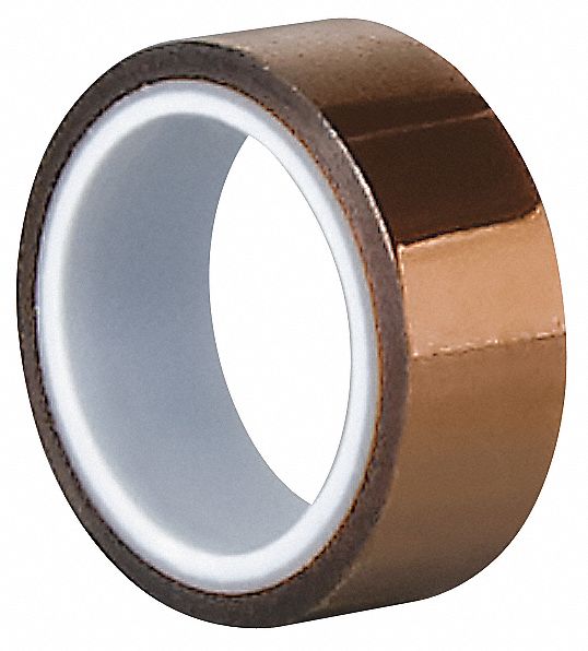 INSULATING ELECTRICAL TAPE, HIGH-TEMP, 5419, POLYIMIDE, ½ IN X 15 FT, 2.7 MIL THICK