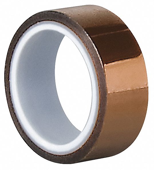 INSULATING ELECTRICAL TAPE, HIGH-TEMP, 5419, POLYIMIDE, ¾ IN X 15 FT, 2.7 MIL THICK