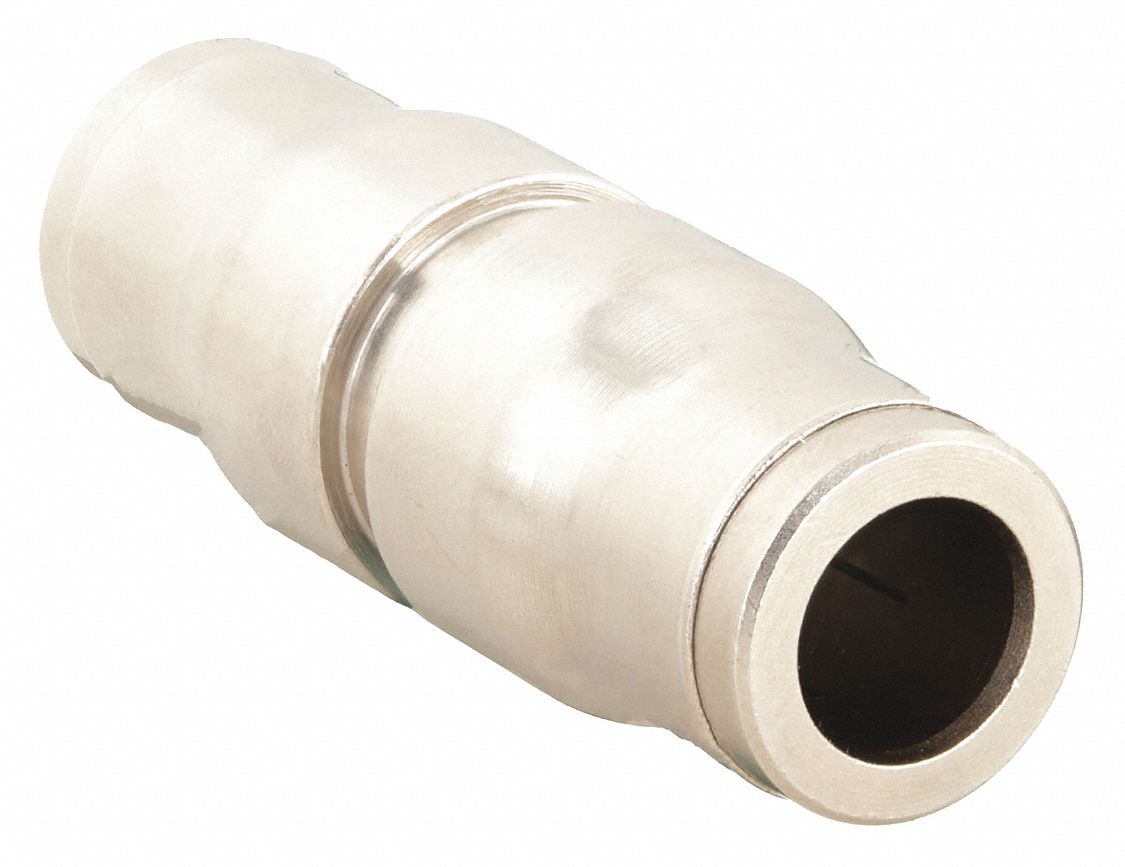 UNION: NICKEL PLATED BRASS, PUSH-TO-CONNECT X PUSH-TO-CONNECT, FOR ¼ X ¼ IN TUBE OD, IMPERIAL