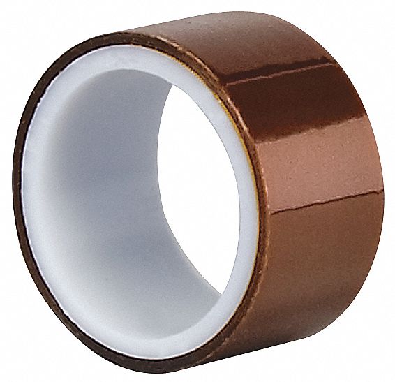 INSULATING ELECTRICAL TAPE, HIGH-TEMP, 5413, POLYIMIDE, ⅜ IN X 15 FT, 2.7 MIL THICK