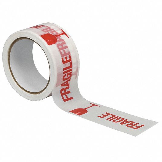 3M Carton Sealing Tape, White, Hot Melt Resin Tape Adhesive, Tape Application Hand 34KU20371