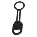 Grease Fitting Cap,  17/32",  Plastic,  Black,  PK 100