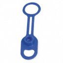 Grease Fitting Cap,  17/32",  Plastic,  Blue,  PK 100