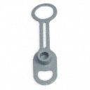 Grease Fitting Cap,  17/32",  Plastic,  Gray,  PK 100