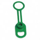 Grease Fitting Cap,  17/32",  Plastic,  Green,  PK 100