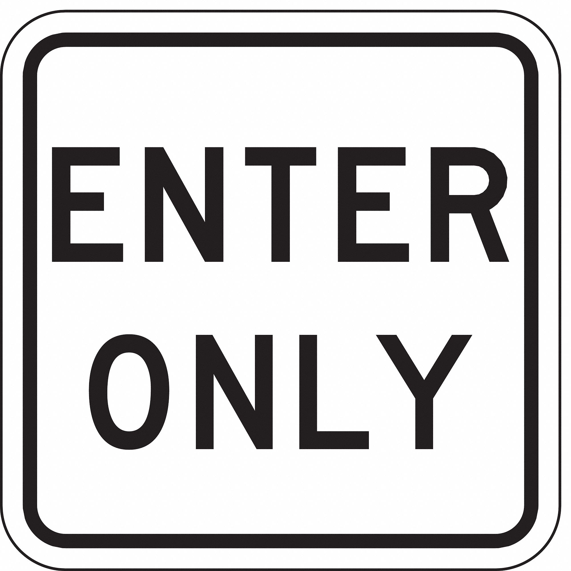 Traffic Sign: 18 in x 18 in Nominal Sign Size, Aluminum, 0.080 in, High Intensity Prismatic
