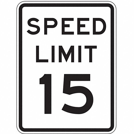 *Aluminum* Speed Limit 15 8"x12" Metal Novelty Sign  NS 151 