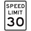 Speed Limit 30 Signs