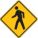 TRAFFIC SIGN, 30 IN X 30 IN NOMINAL SIGN SIZE, ALUMINUM, 0.080 IN THICK, W11-2 MUTCD, YELLOW
