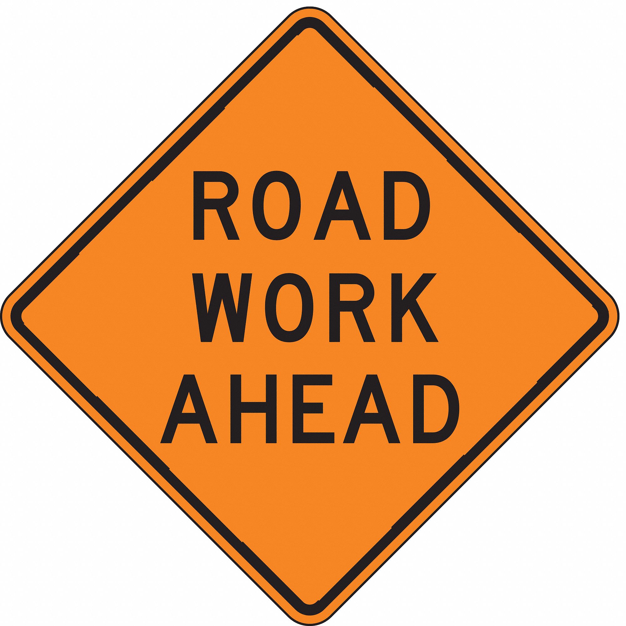 Printable Road Work Ahead Sign - Printable Word Searches