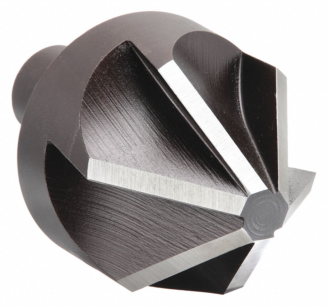 COUNTERSINK, 1 IN BODY DIAMETER, ½ IN SHANK DIAMETER, BRIGHT/UNCOATED FINISH, 2¾ IN L