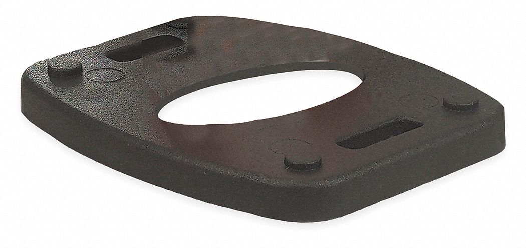 VERTICAL PANEL BASE, FOR CHANNELIZER PANELS, 20 LBS, 22 X 18 X 1 IN, BLACK