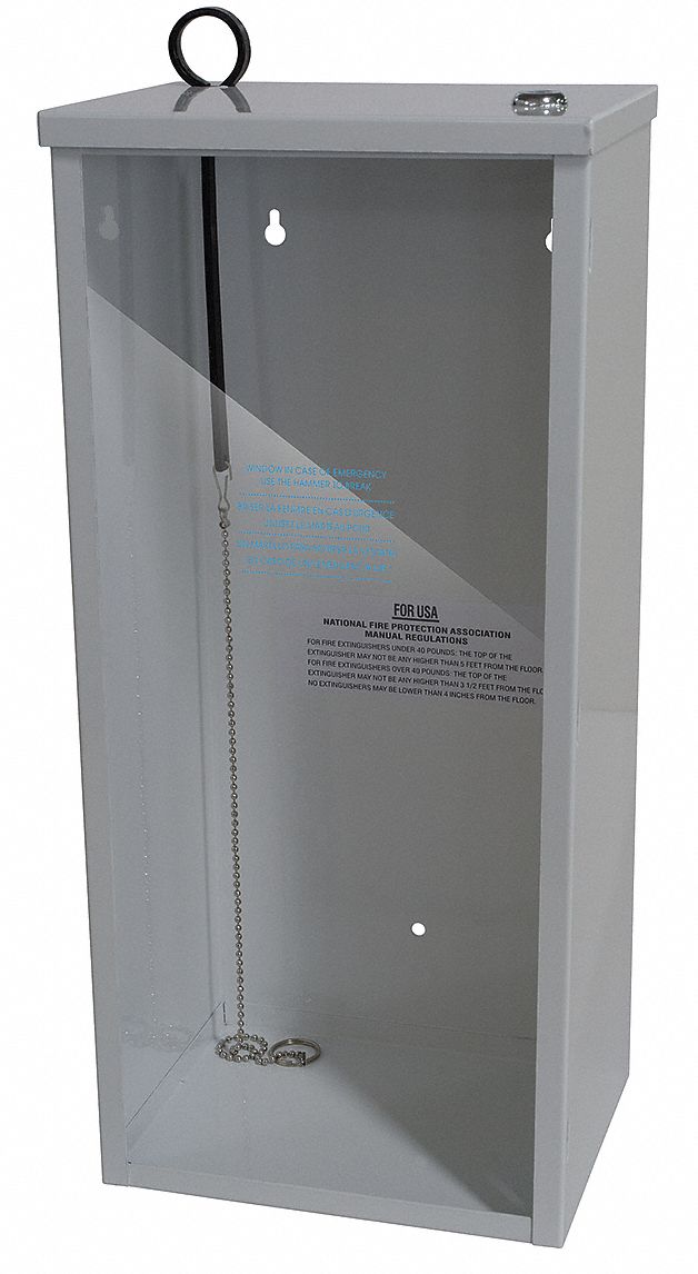 3ZV11 - Fire Extinguisher Cabinet 10 lb White