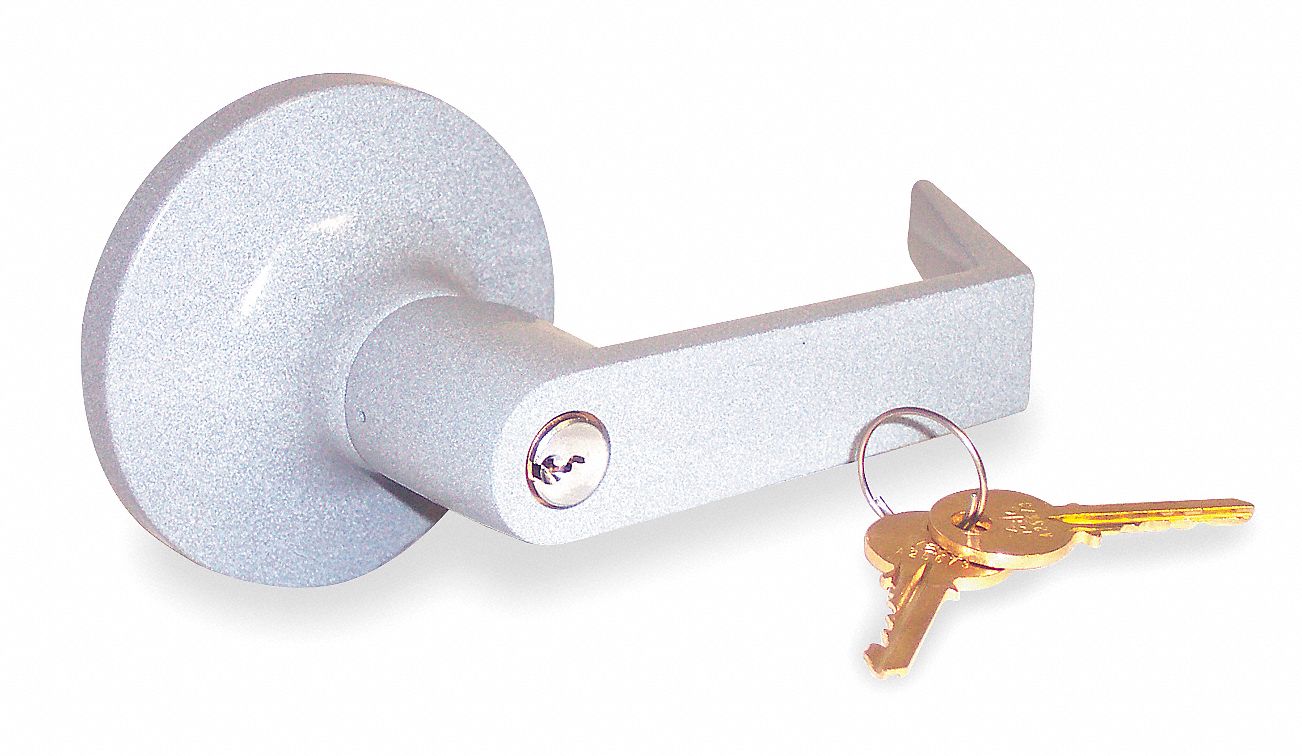 Mechanical Exit Device Trim: 48 in Max Door Wd, Aluminum