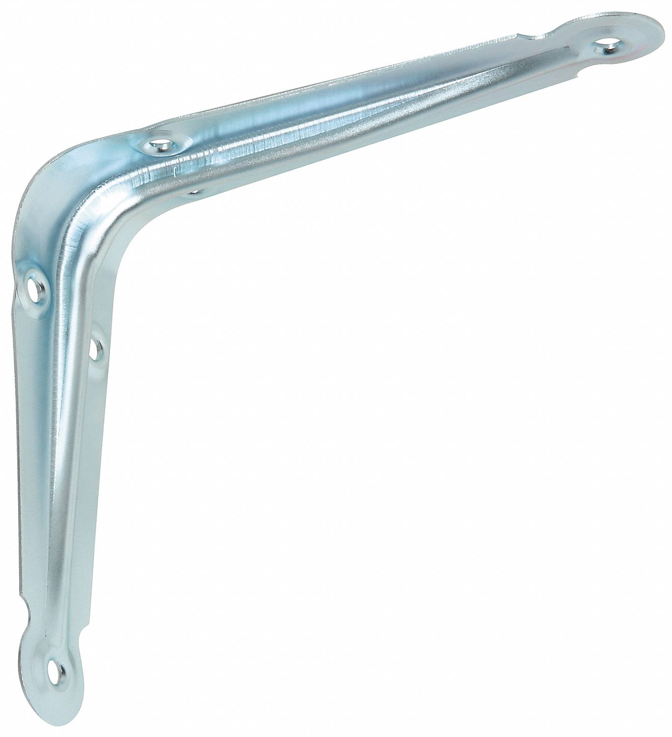 Shelf Bracket, —, —, Zinc, 25 Load Capacity (Lb.), 5 in Length (In