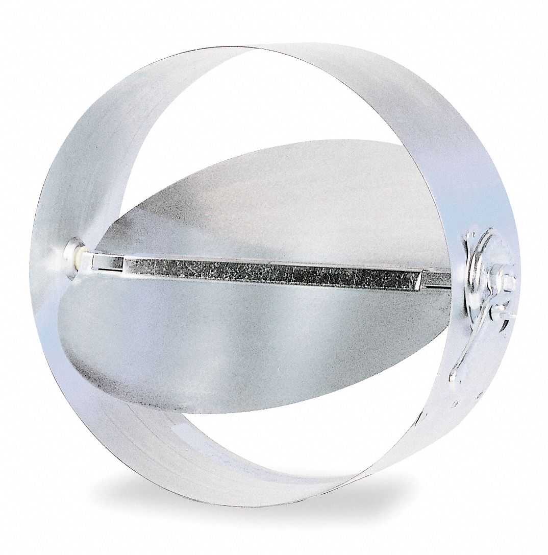 Round Balancing Damper, For Use In Low Velocity and Low Differential