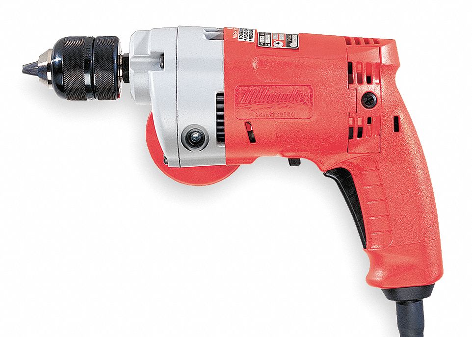MILWAUKEE Electric Drill, 3/8 in Chuck Size 3ZW46023320 Grainger