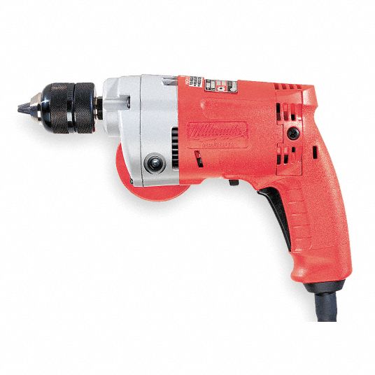 MILWAUKEE Electric Drill, 3/8" Chuck Size 3ZW46023320 Grainger