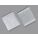 HOOK AND LOOP,1X1 IN,WHITE,PK100