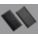HOOK AND LOOP,1X2 IN,BLACK,PK100