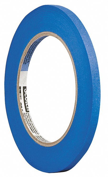 2090 Blue 3M Masking Tape,Paper,Blue,1/8" 