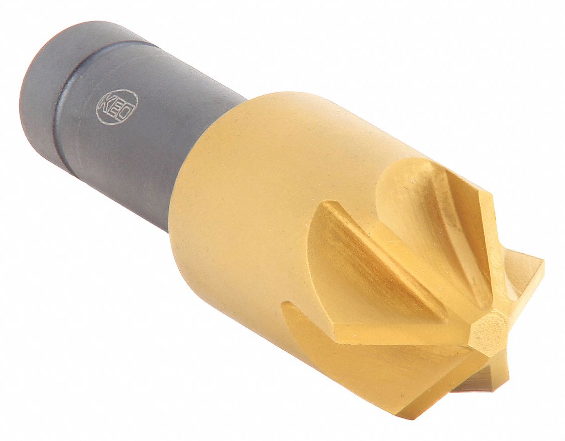 KEO, 3/4 in Body Dia., 1/2 in Shank Dia., Countersink 3ZXC955549TiN