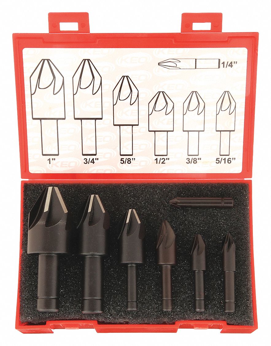 KEO, Cobalt, Bright (Uncoated) Finish, Countersink Set 3ZXU950046