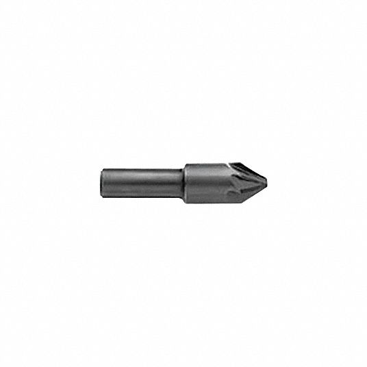 KEO Countersink 1 1/2 in Body Dia., 3/4 in Shank Dia., Bright