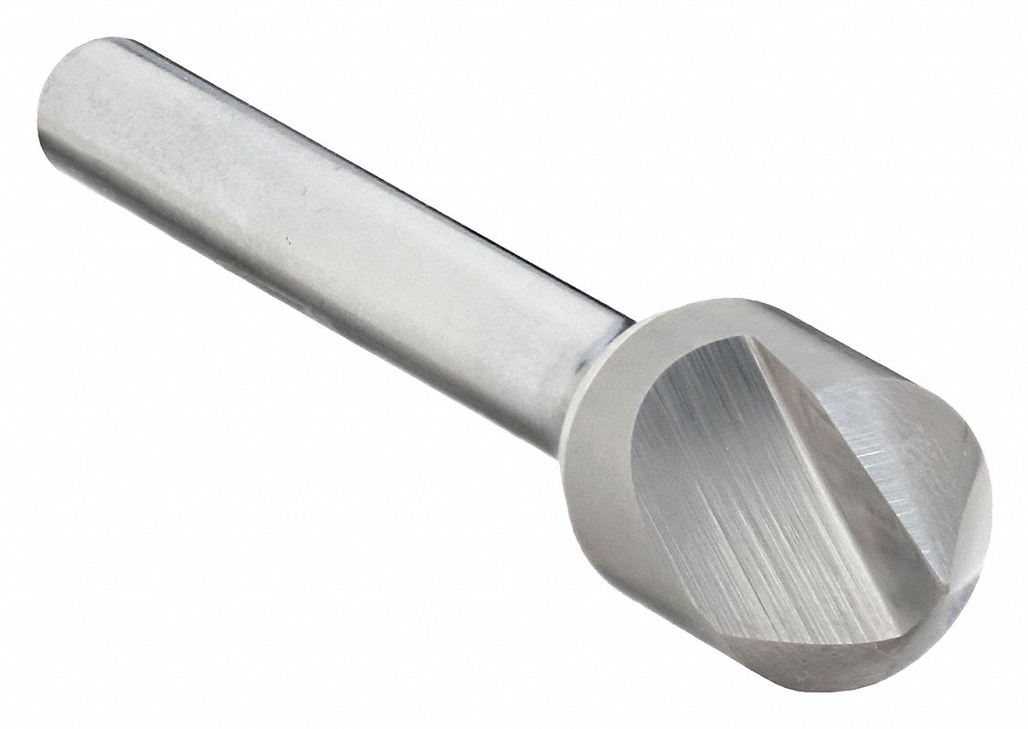 COUNTERSINK, ½ IN BODY DIAMETER, ½ IN SHANK DIAMETER, BRIGHT/UNCOATED FINISH, 2 IN L