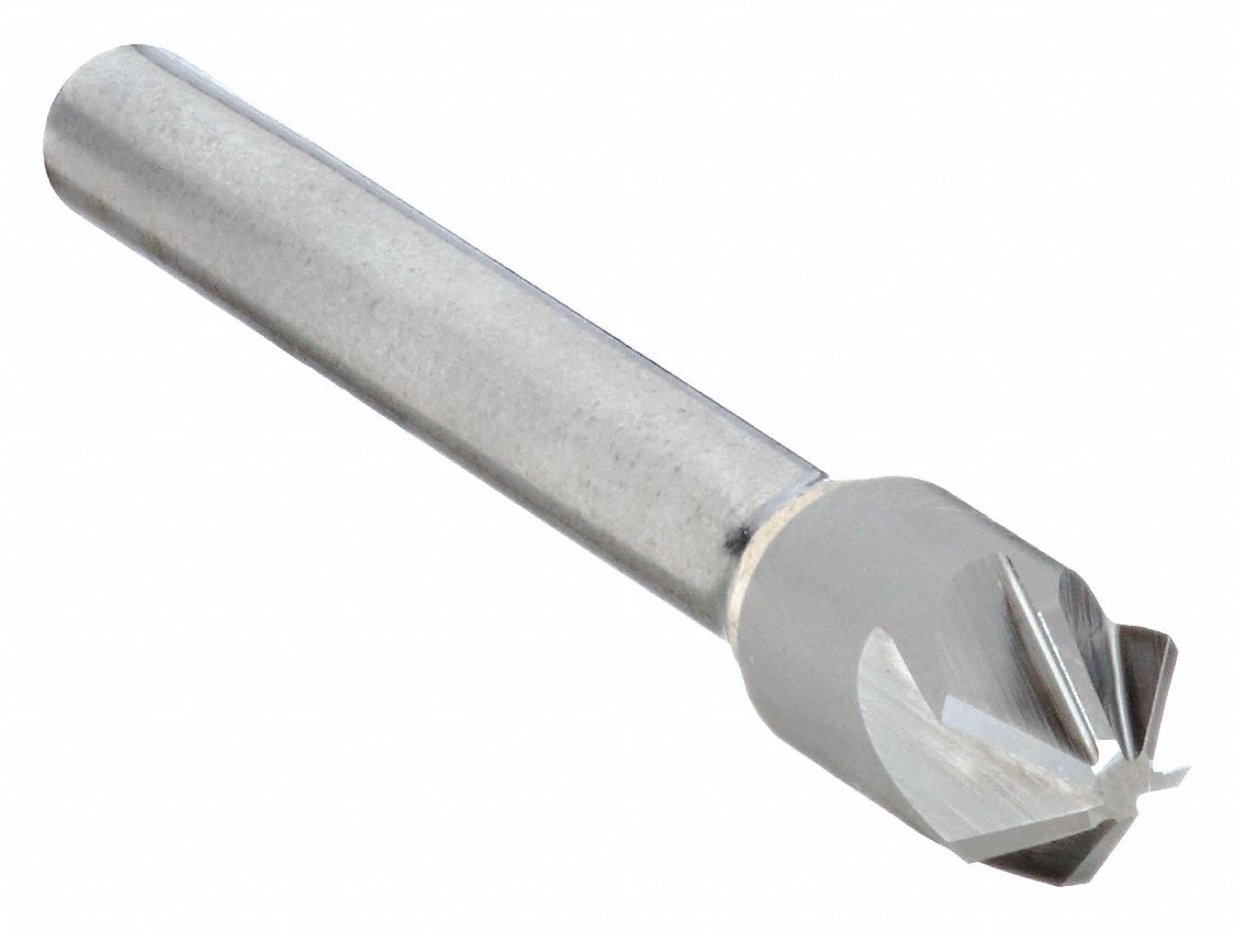 Countersink: 3/4 in Body Dia., 3/4 in Shank Dia., TiAlN Finish, 2 5/8 in Overall Lg, Carbide