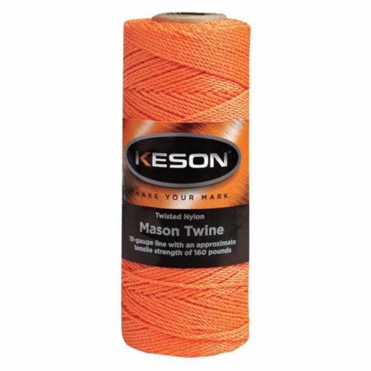 KESON, Twisted, 1,090 ft Lg, Mason Twine - 3ZZL6