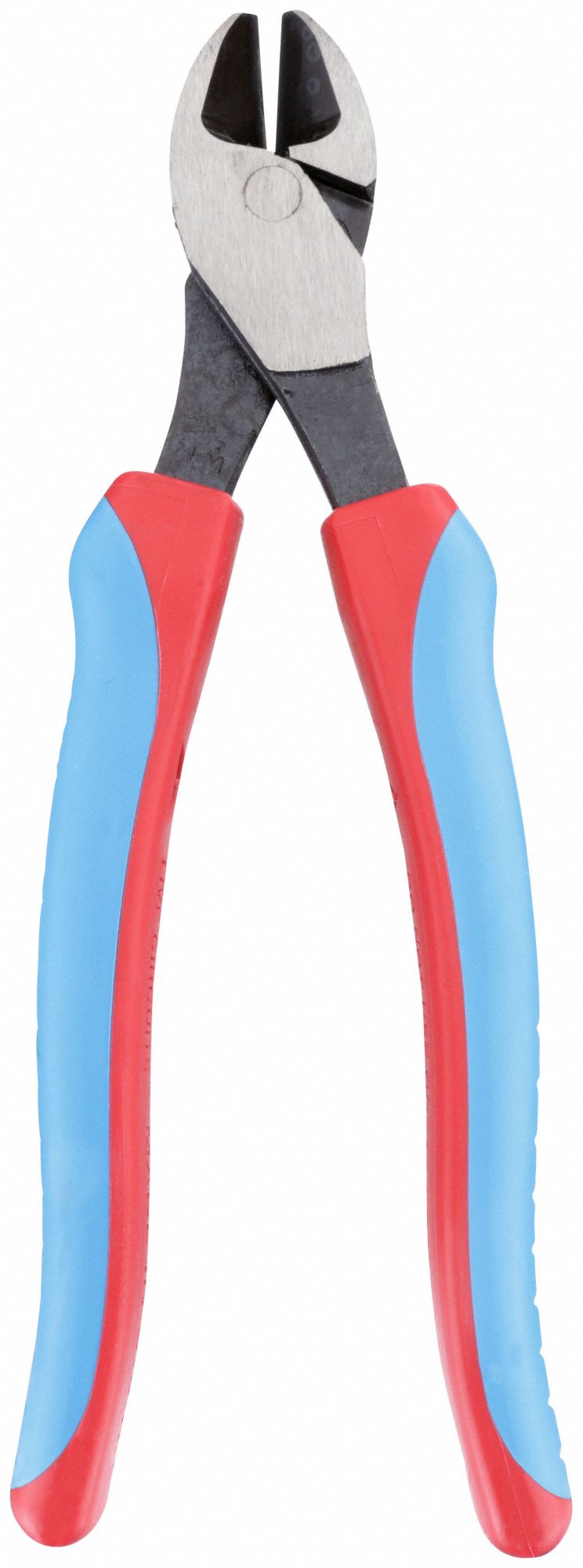 HIGH LEVERAGE DIAGONAL CUTTING PLIER, FLUSH, STRAIGHT, OVAL, ¾ IN JAW L, 1¼ IN JAW W