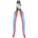 HIGH LEVERAGE DIAGONAL CUTTING PLIER, FLUSH, STRAIGHT, OVAL, ¾ IN JAW L, 1¼ IN JAW W