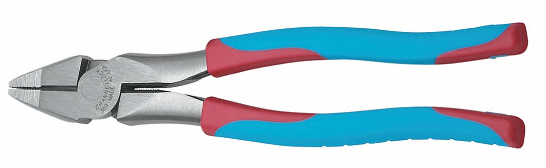 CHANNELLOCK Pinzas de Electricista 9" Azul con Franjas Rojas - Pinzas para  Electricista y Herrero - 3ZZU3 | 369CB - Grainger México