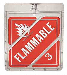 Back Plate Placard Holder 10-3/4 H