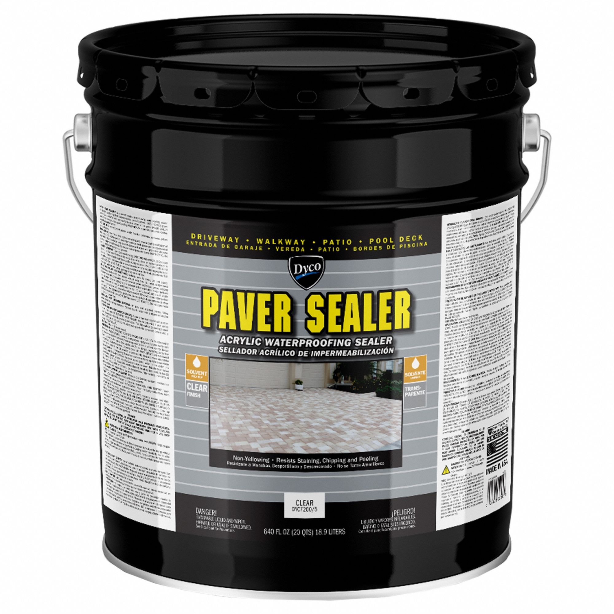 DYCO, Primer/Sealer, Solvent, Acrylic Sealer 806K07DYC7200/5 Grainger