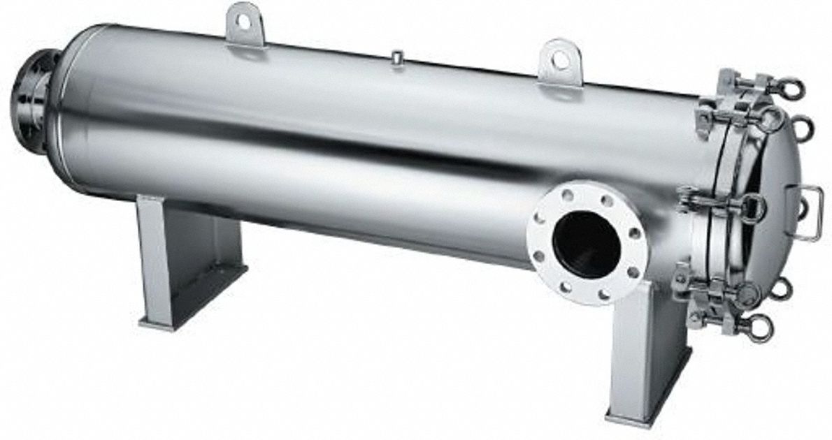 Filter Housing Silver Flanged 2 000 gpm