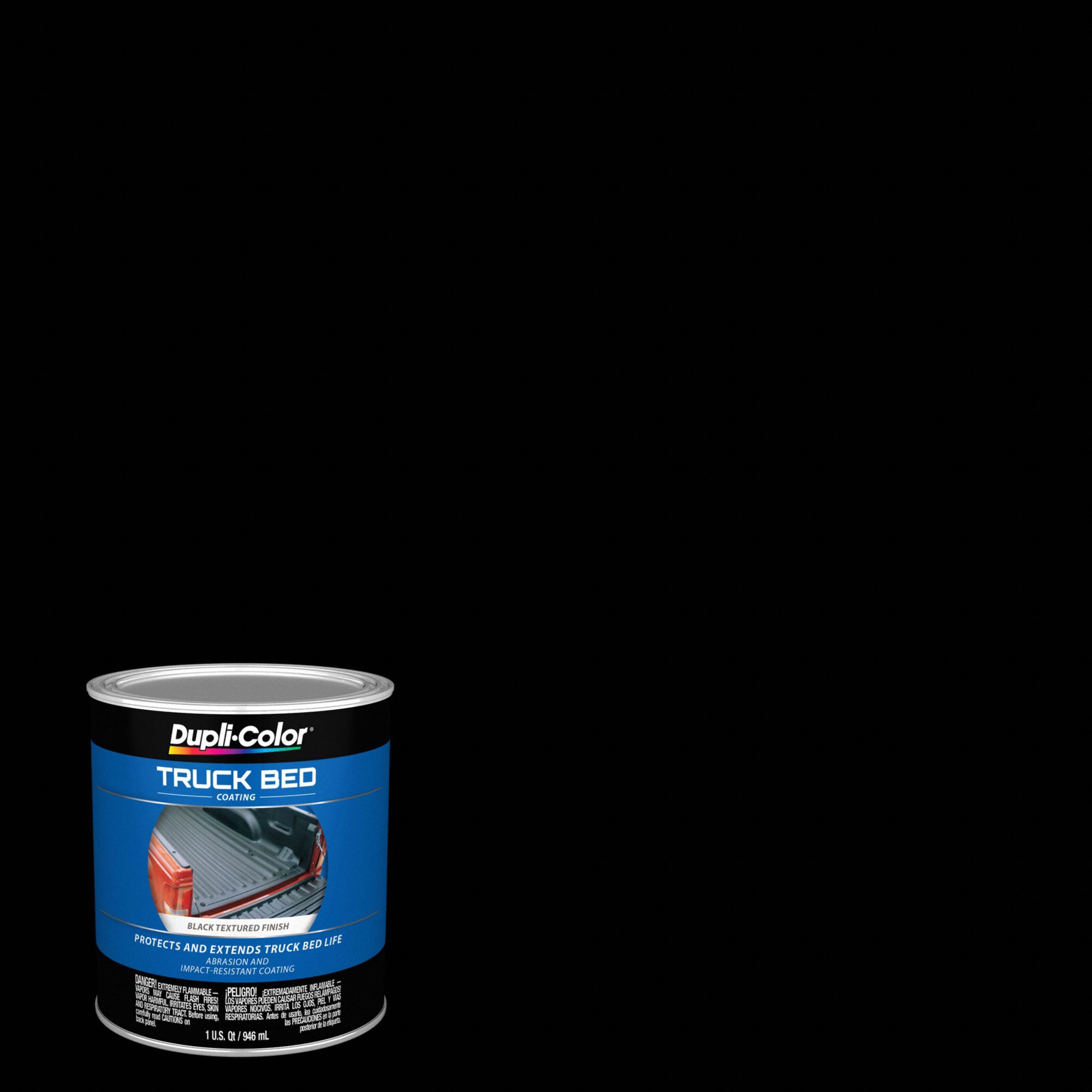 Automotive Coating: Black, Solvent, Polyurethane, Metal, Black, Textured, 48 hr Dry Time