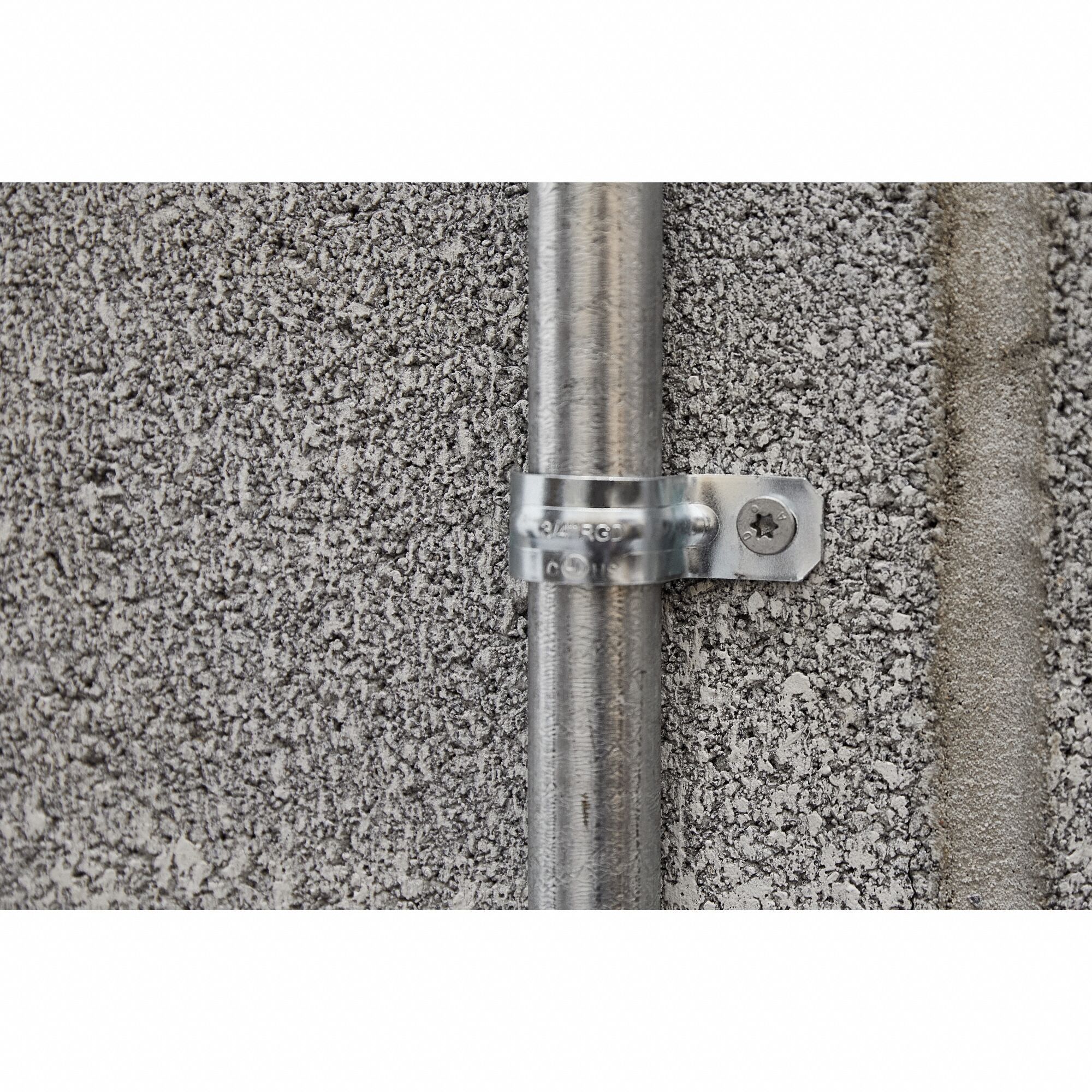 Concrete Anchor Screw: 1 1/4 in Overall Lg, 3/16 in Dia, Steel, Zinc-Plated, Torx, 100 PK