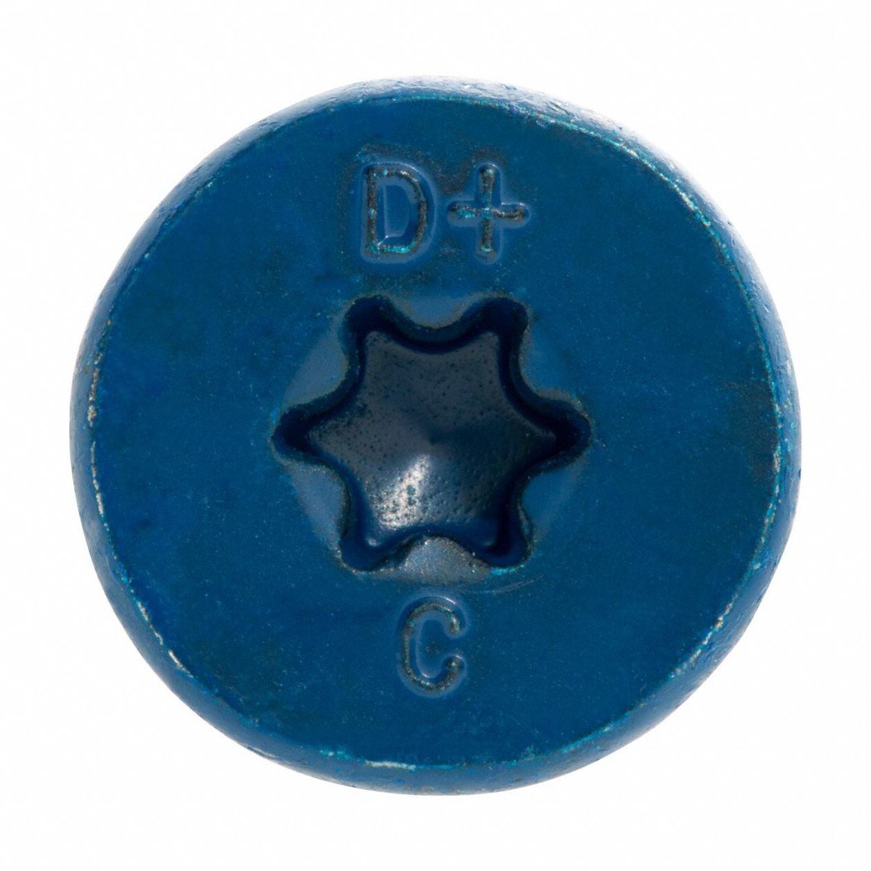 Concrete Anchor Screw: 2 3/4 in Overall Lg, 3/16 in Dia, Steel, Zinc-Plated, Torx, 100 PK